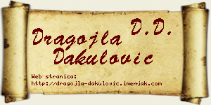 Dragojla Dakulović vizit kartica